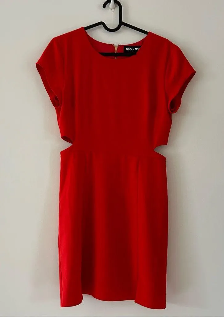 NBD x Naven Revolve Flame Scarlet Violet Dress - Image 2