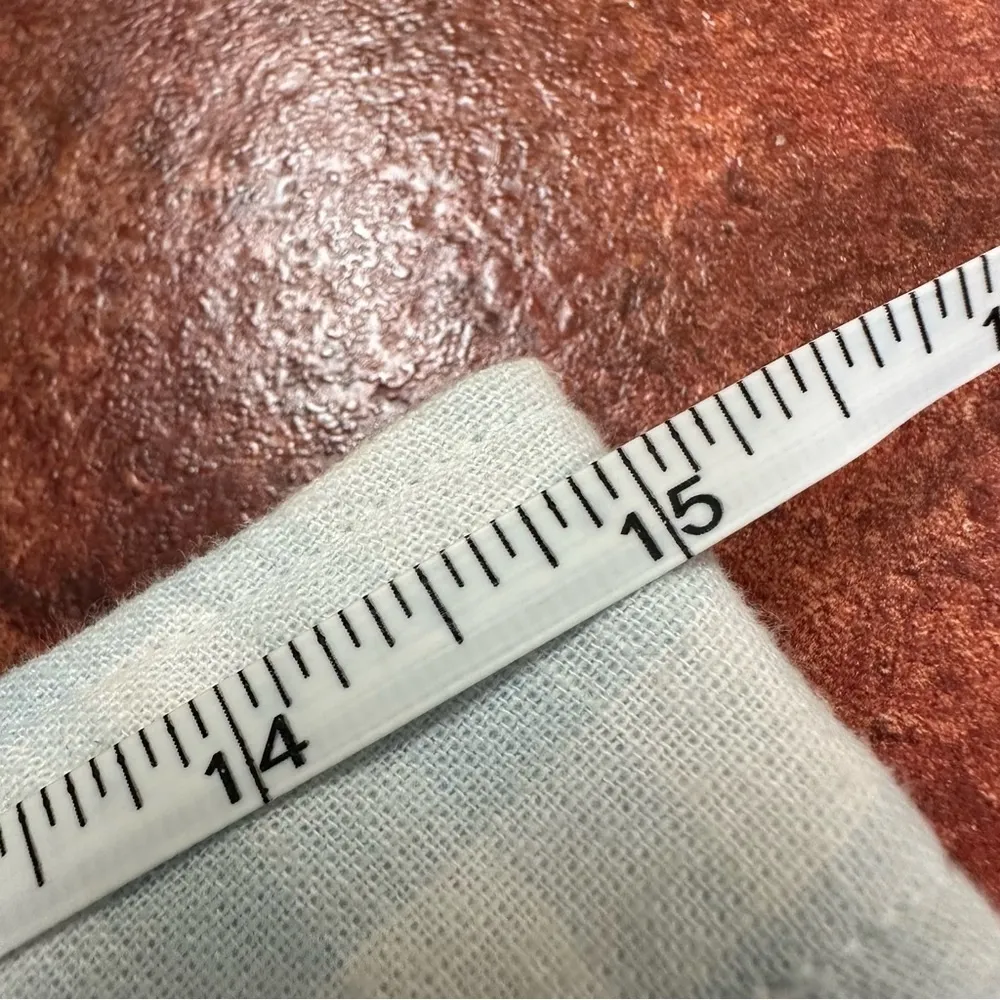 Aritzia x Sunday Best Linen Mini Skirt Blue Size 8 - Image 4