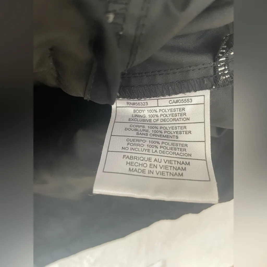 Nike Clima-FIT Pullover Windbreaker Jacket Lightweight Black White; size XL - Image 7