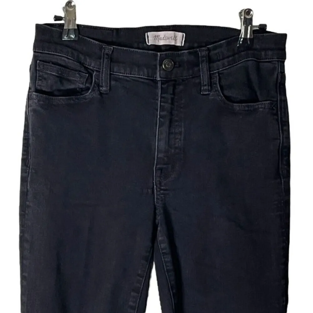 Madewell Roadtripper Jeans Black Women’s Size 28 High Rise Skinny Bennett Wash - Image 3