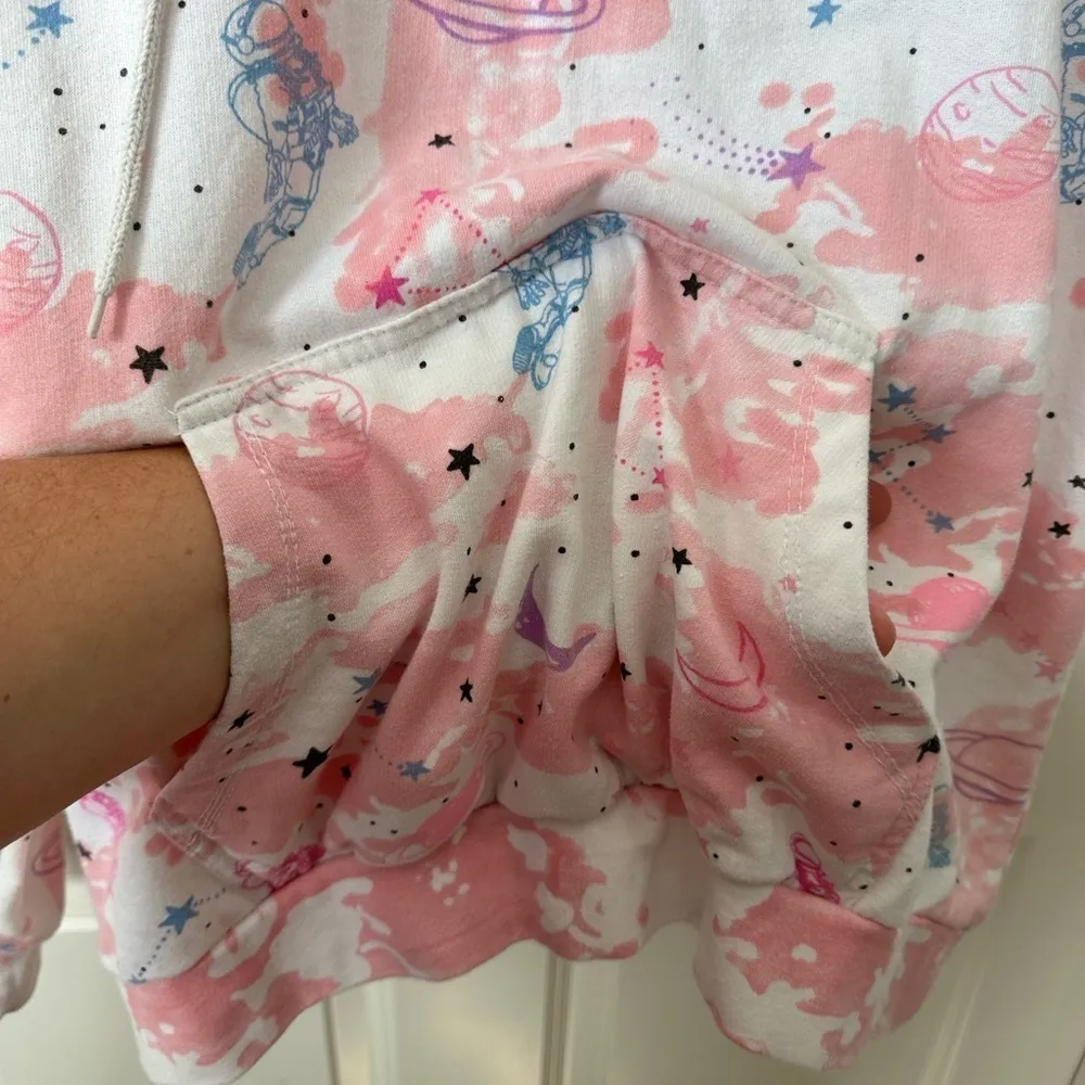 Hyper Space NASA Pink Hoodie Size XL - Image 4