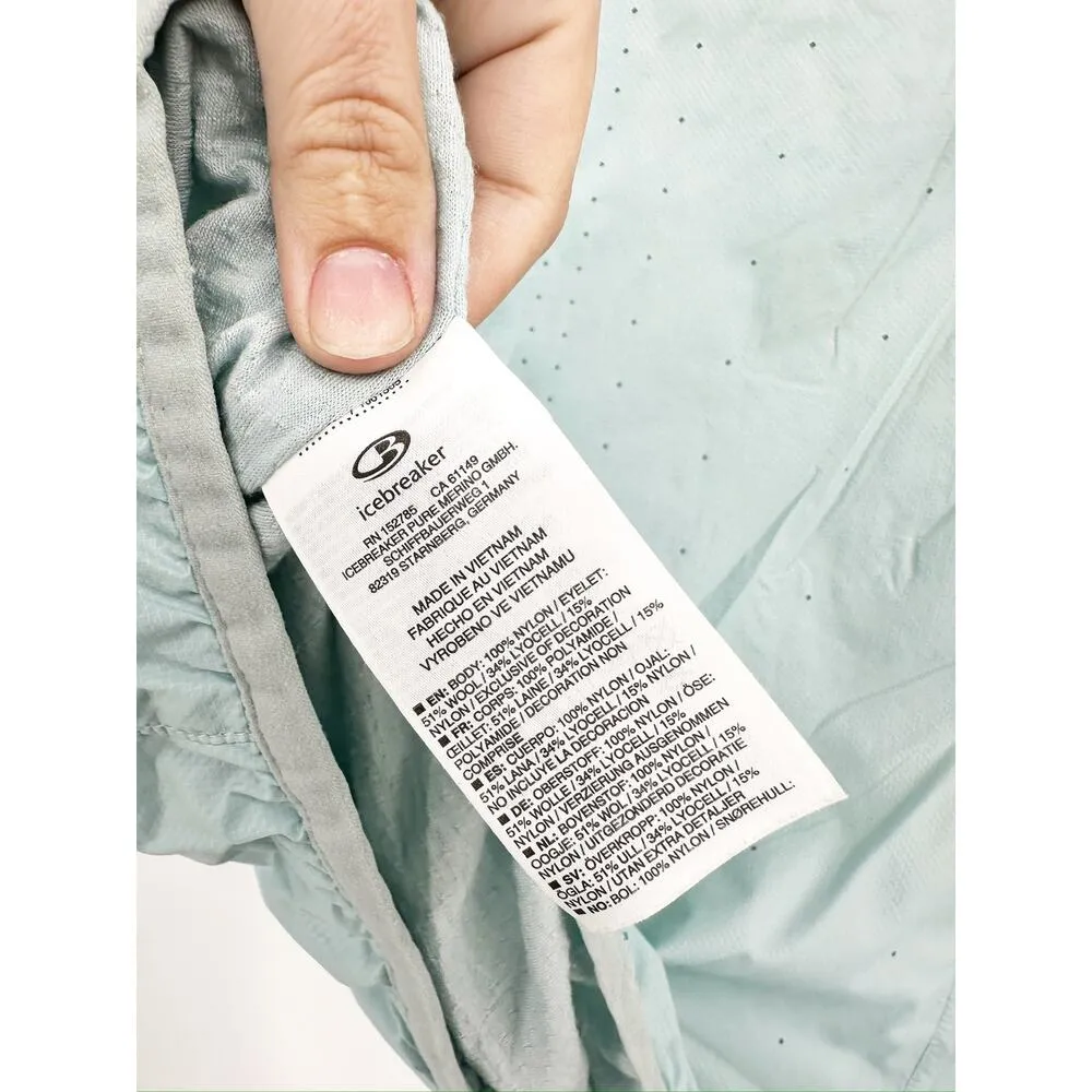 Icebreaker GT Merino Vest Mint Green Size M Size M - Image 2