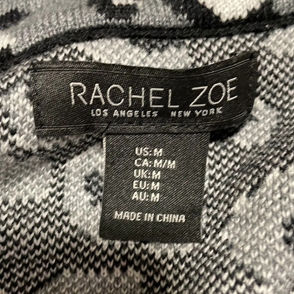 Rachel Zoe Print Full Zip Sweater size M - Image 6