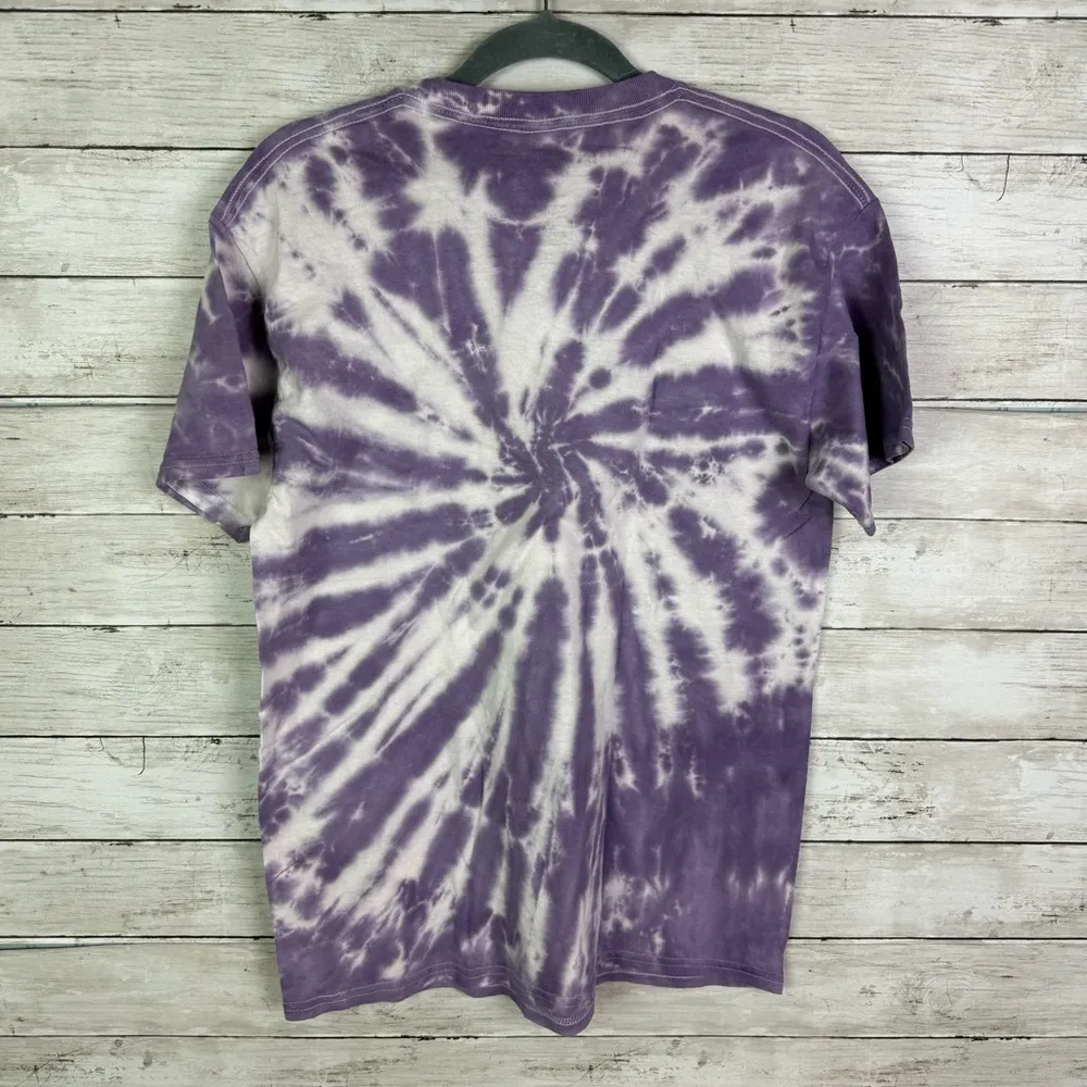 Urban Outfitters Death Note Light & Ryuk Purple Tie Dye T-Shirt Size Medium - Image 4