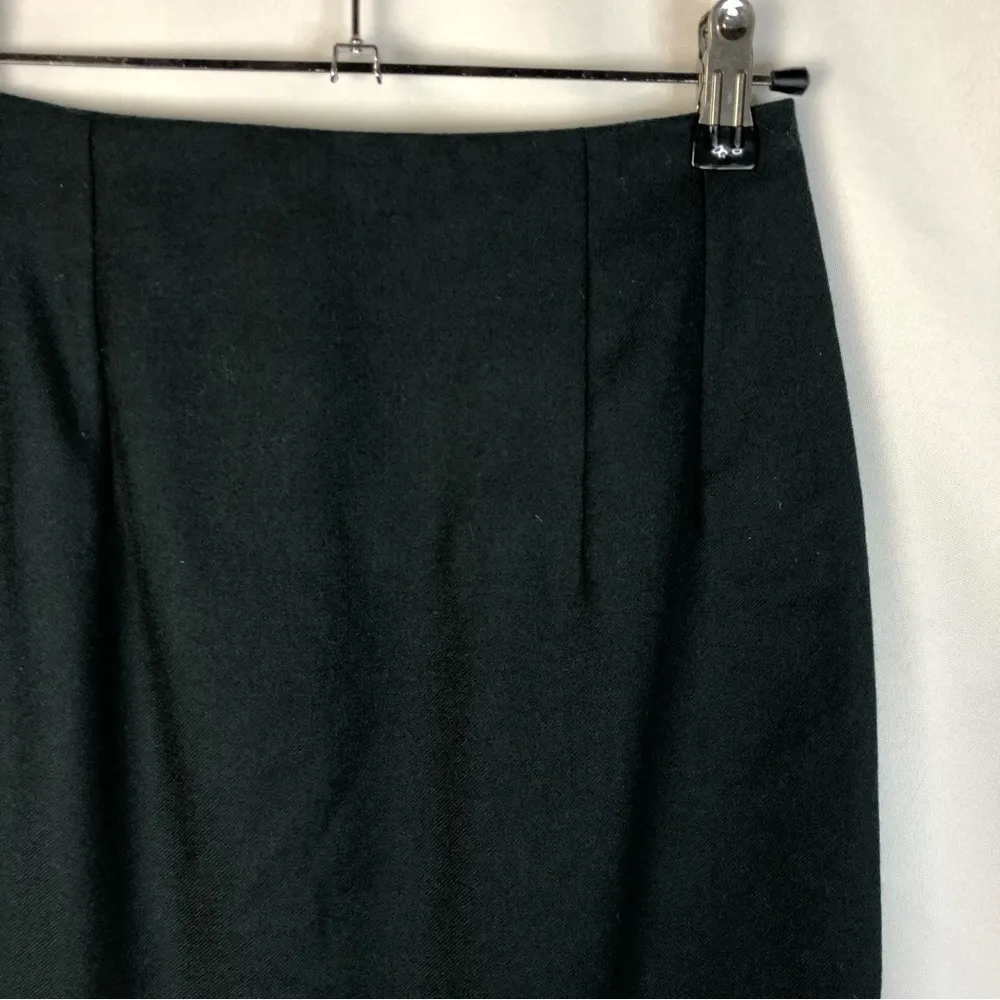 Charter Club Petites Pine Green Wool Pencil Skirt 4P - Image 3