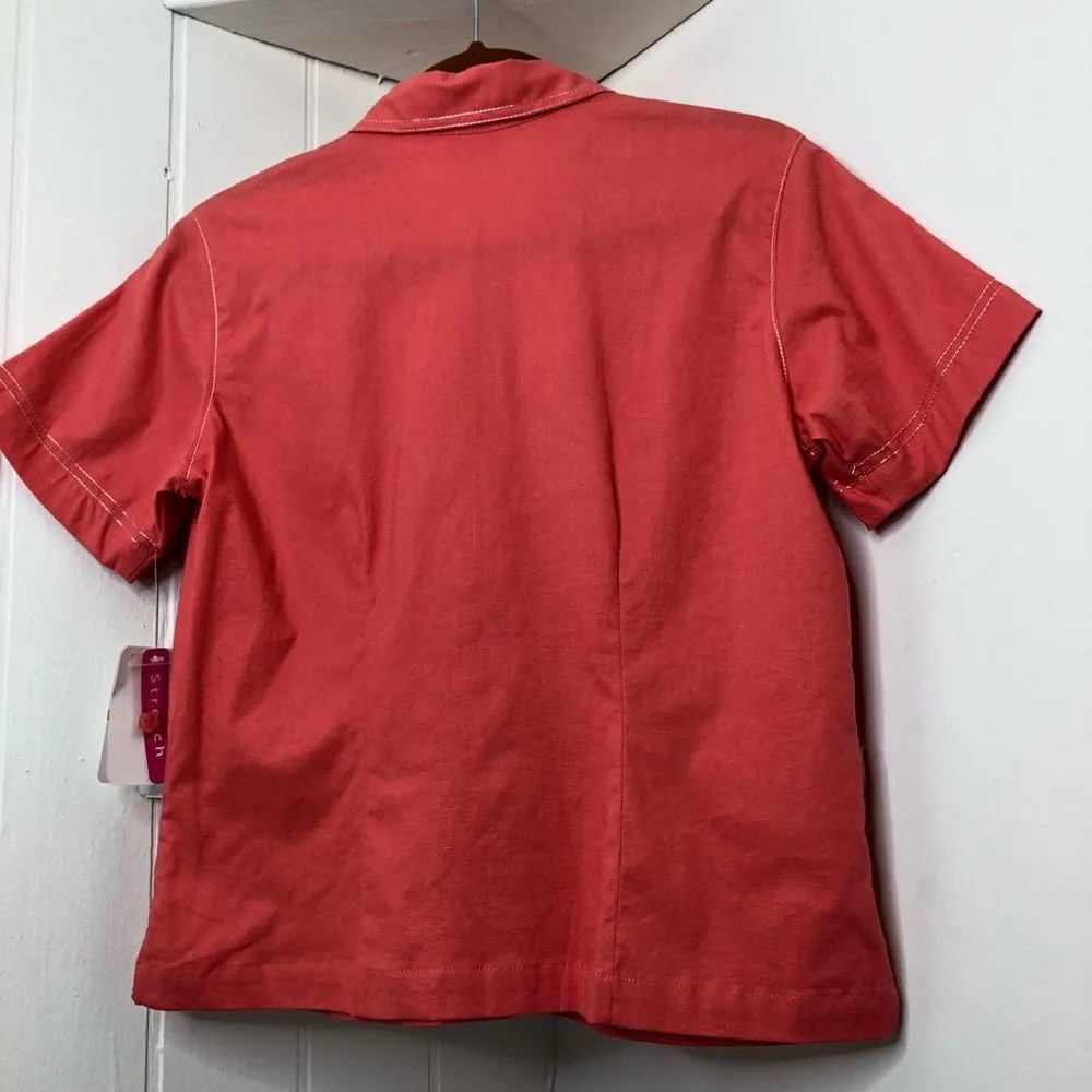 Cappagallo Petite Small Buttonup Woven Shirt Size undefined - Image 2