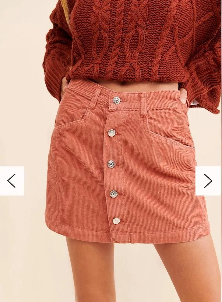 Free People Ray corduroy mini skirt NWT - Image 3