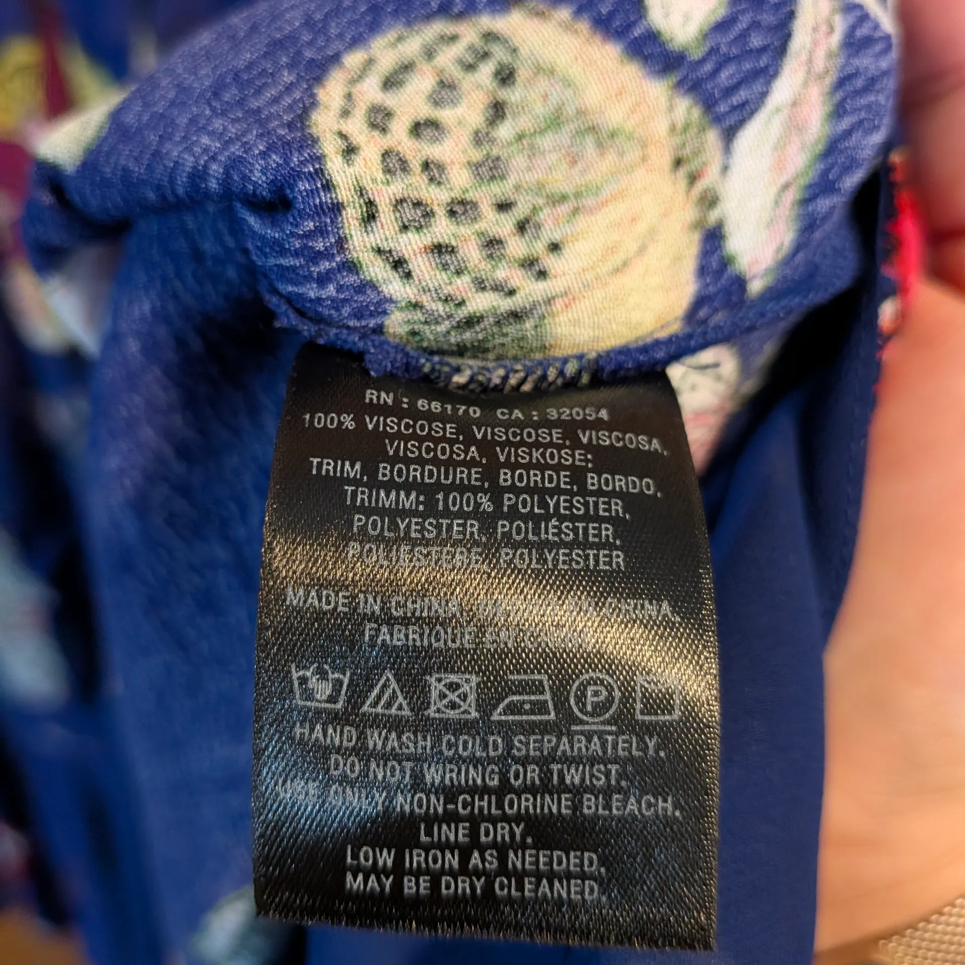 Maeve Anthropologie Maplewood Blue Floral Long Sleeve Button Dress Size XS - Image 4