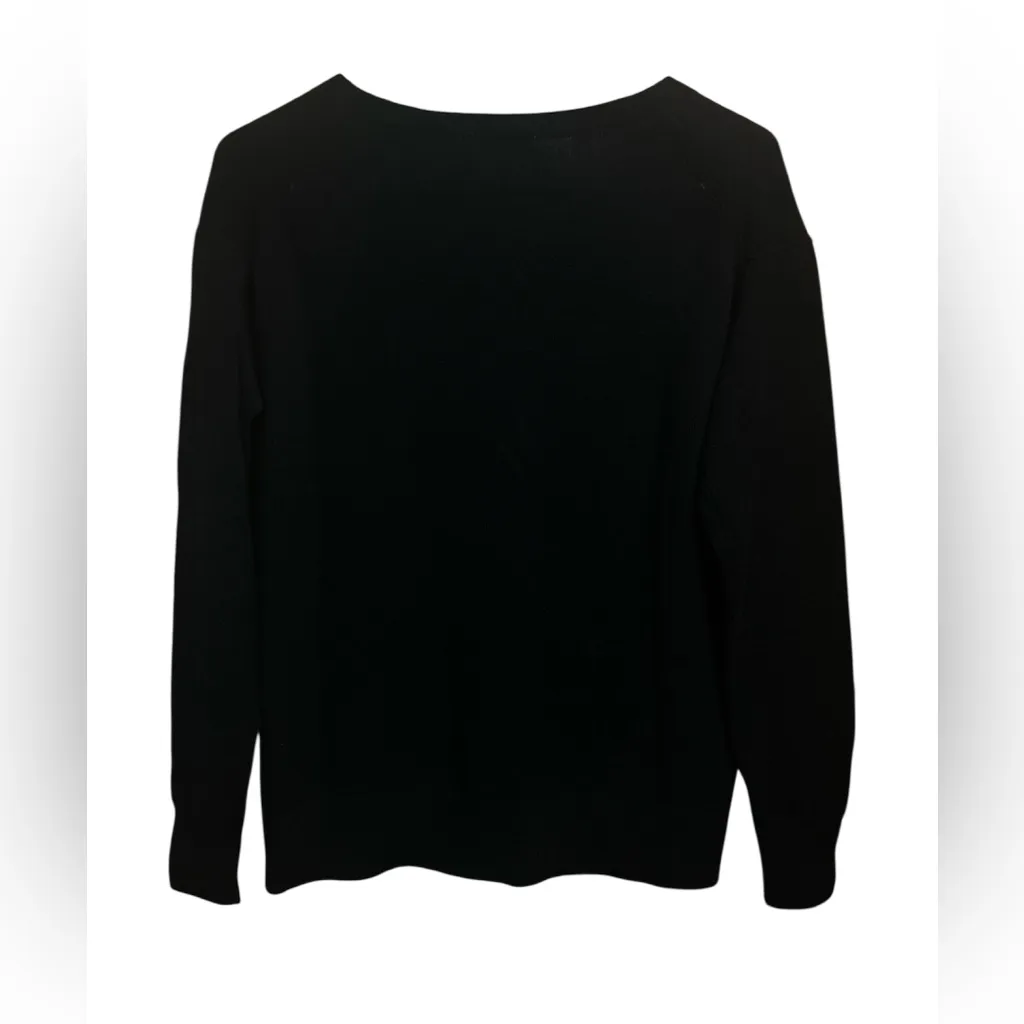 Vince Black V-Neck Sweater wool/cashmere blend - Image 4