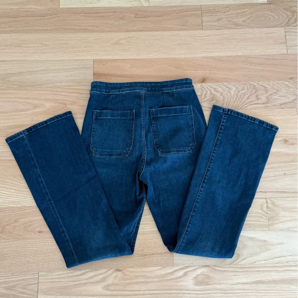 ANTHROPOLOGIE PILCRO DEMILUNE FLARE DENIM BOOTCUT JEANS PANTS BLUE 29 - Image 12