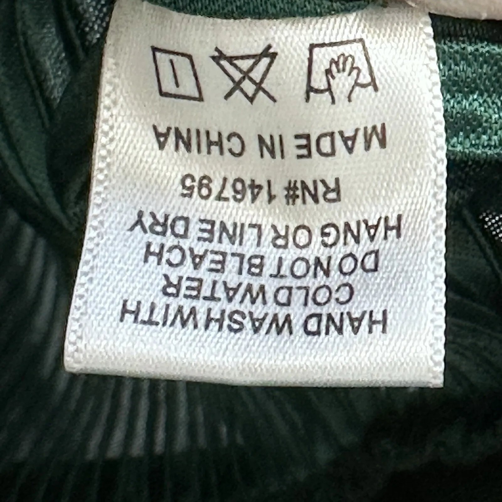 Women's Size Medium Jumper Jumpsuit Wide leg ‎ A New Day Green Tie Back Sash - Image 9