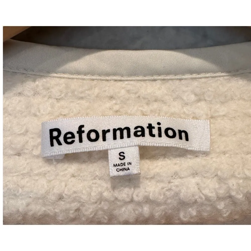 REFORMATION Dale Cropped Jacket Size Small - Image 9