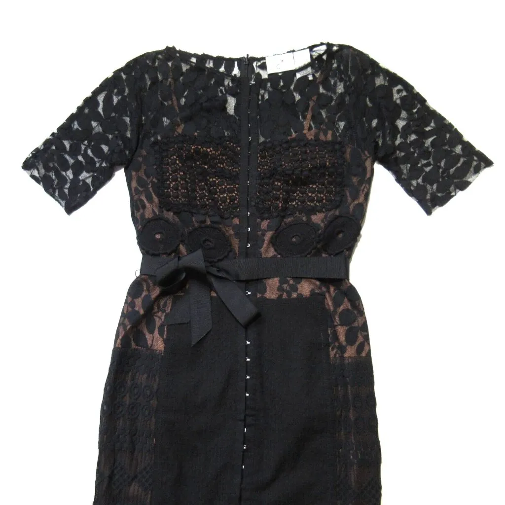 NWT Anthropologie Beguile by Byron Lars Carissima Sheath in Black Dress 6P - Image 6