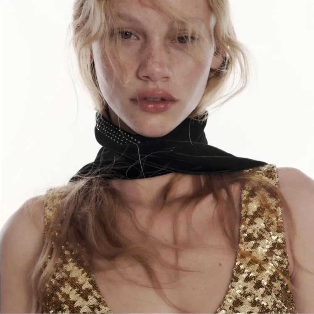 Zara gold sequin knit mini dress BLOGGERS FAVORITE!!!! NWT - Image 5