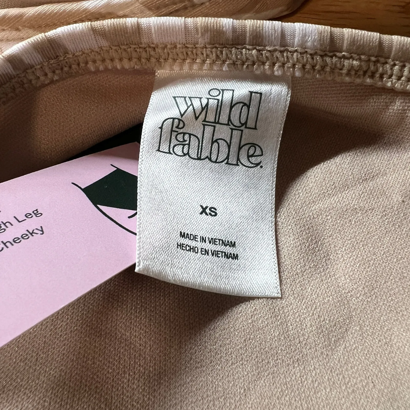 Wild Fable Women's Animal Print High Leg Cheeky Bikini Bottom - Size XS - NWT - Image 2