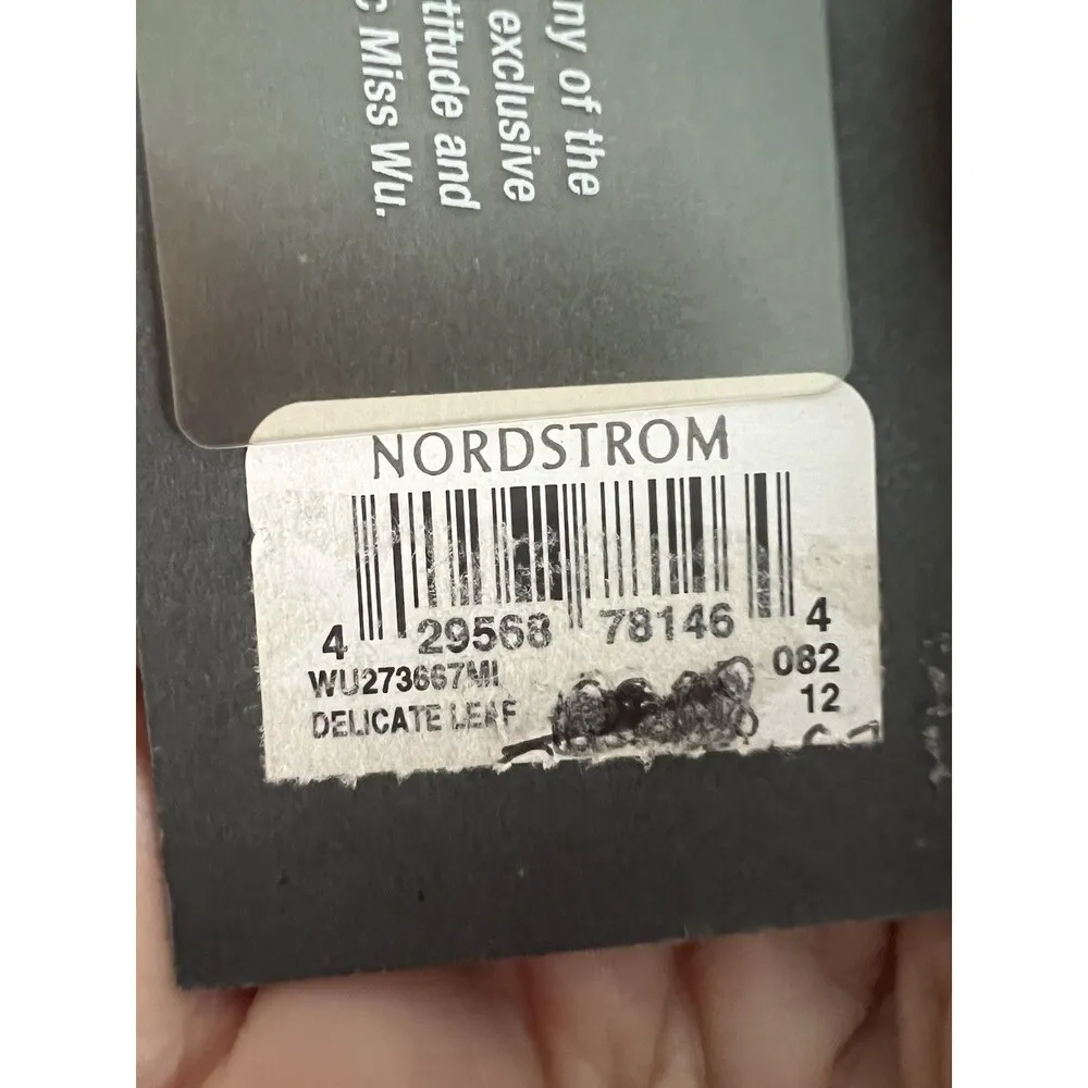 Miss Wu Jason Wu Dress Size 12 Black And White Delicate Leaf Print Sleeveless - Image 8