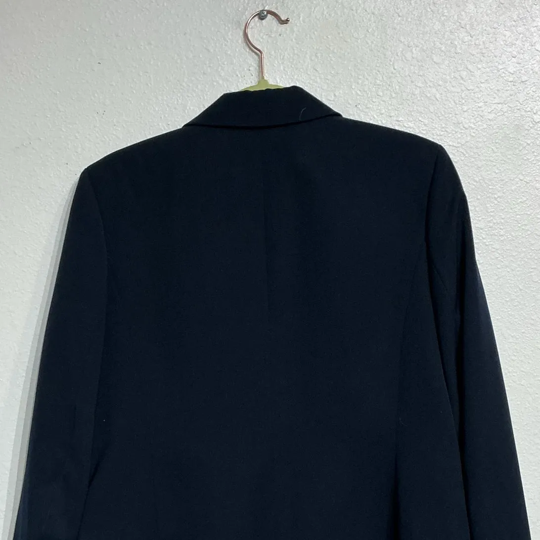 L.L. Bean Navy Blue Vintage Blazer Sz 8 - Image 6