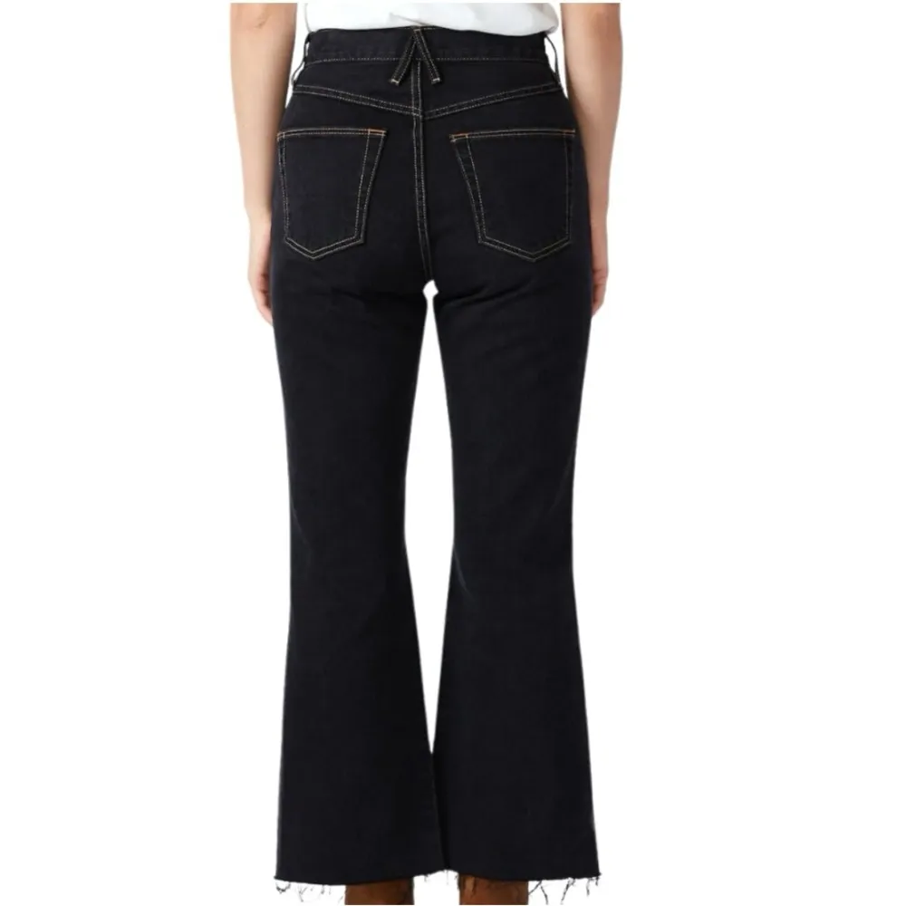 SLVRLAKE Frankie Double Yoke High Rise Blue Night Flight Women’s Jeans Size 26 - Image 2