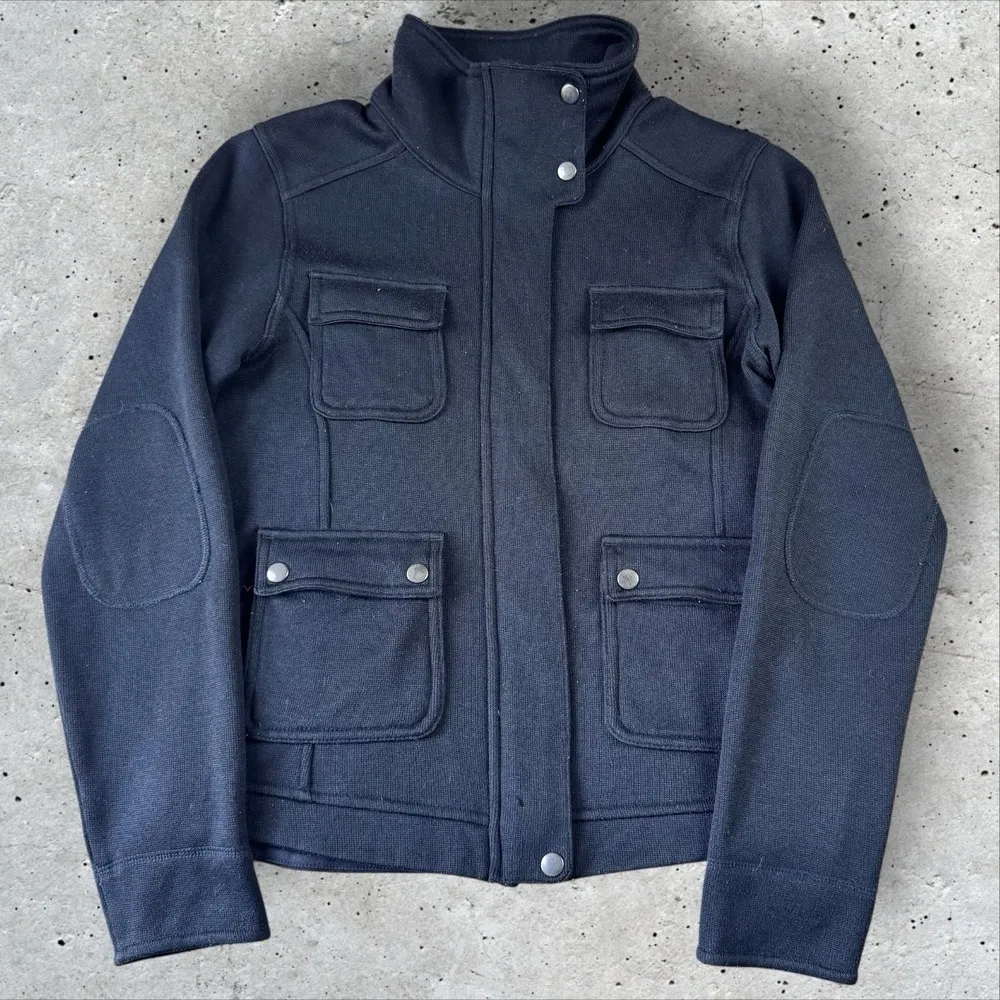 Patagonia W's Women's Better Sweater Jacket 25530 Black Multi Pocket Zip Up Sz S - Image 2