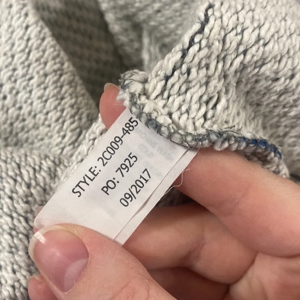 Southern shirt birdseye cotton flower logo embroidered sweatshirt grey size XL - Image 13