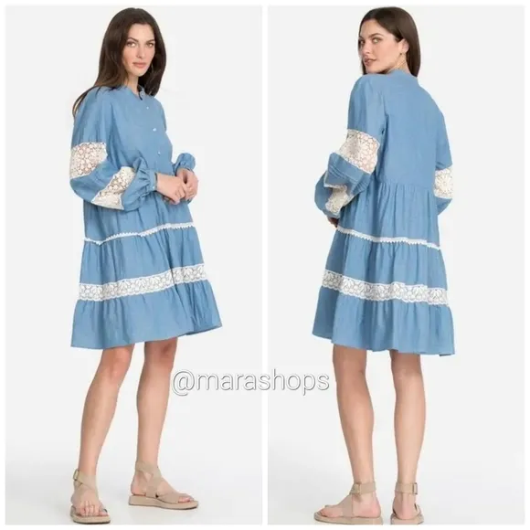 Johnny Was  Laguna Pieced Mini Dress - Image 2