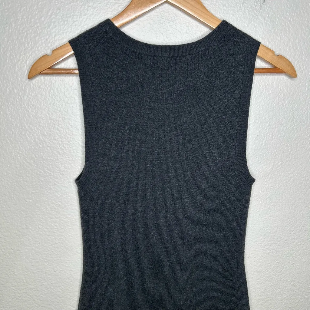 Jenni Kayne Sleeveless Sweater Dress grey small - Image 9