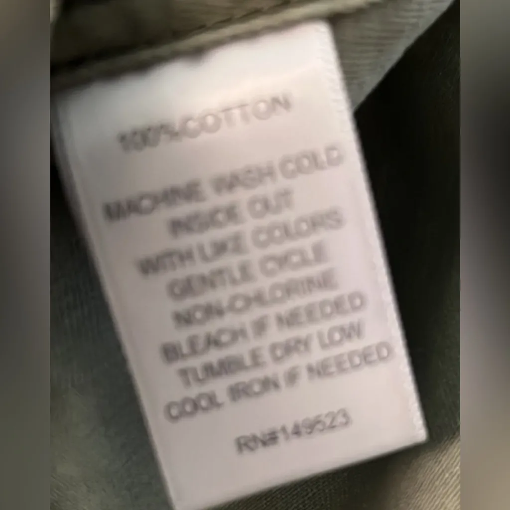 ALEXANDER JORDAN Women's Utility Jacket Size L Green Size L - Image 7