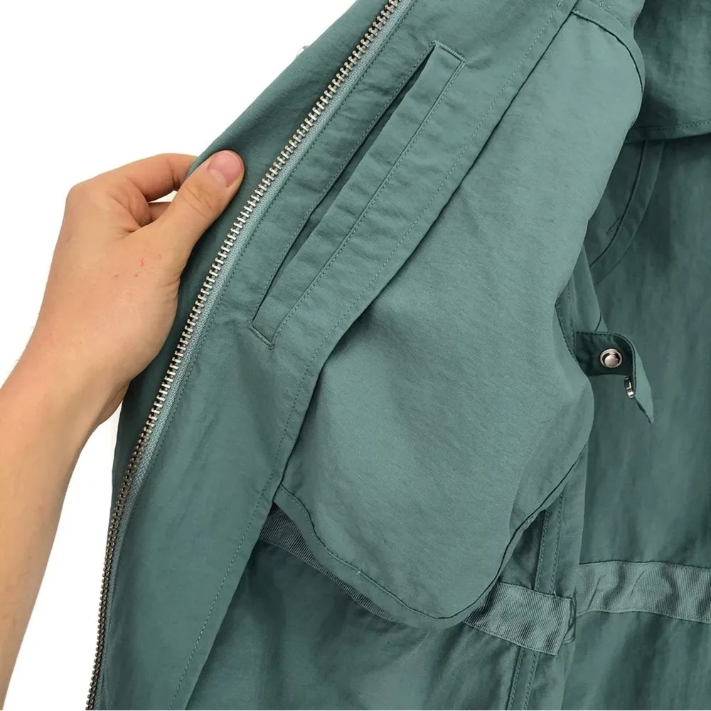 ALPHATAURI Kory V3.Y1.01 Parka Jacket Teal XS - Image 5