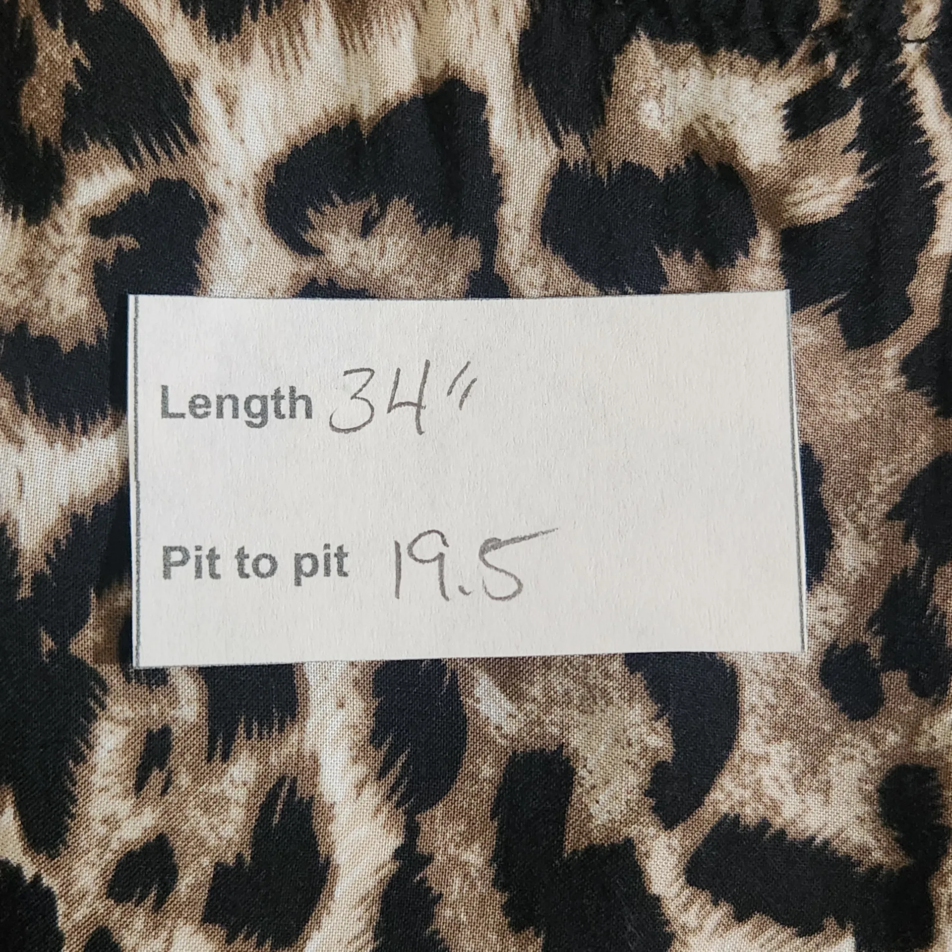 Jodifl Leopard Print Long Sleeve Mini Dress Size Medium Leopard Shift Dress - Image 9