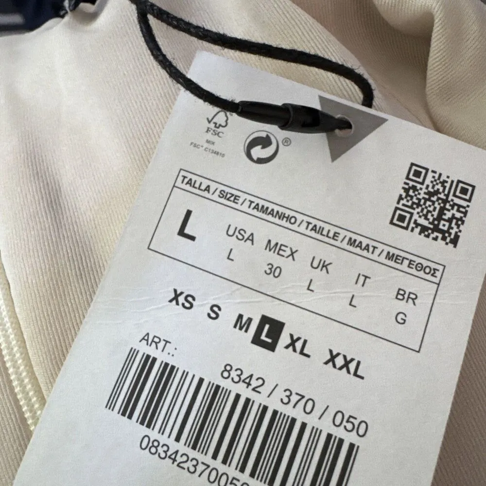 Zara Floral Dress 1960s 1950s Design Vintage Look Size Large Zip Flirty NWT - Image 4