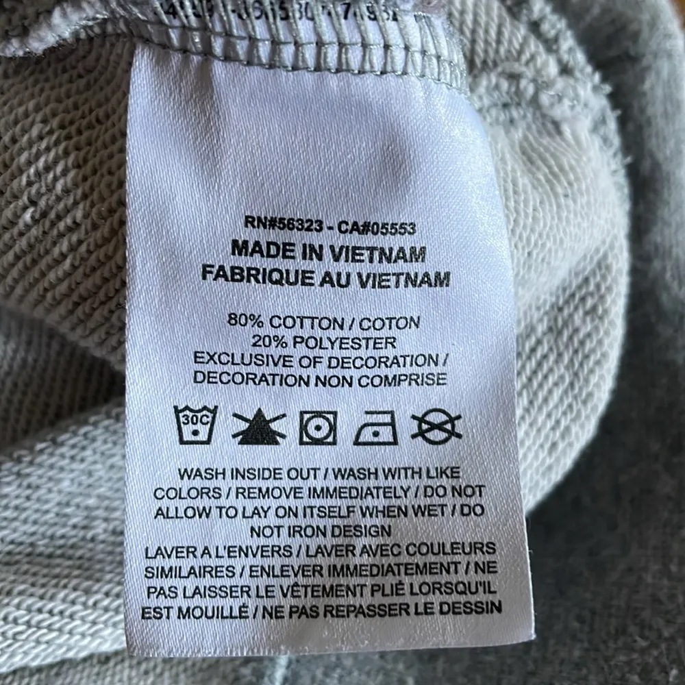 Nike  grey white and black sweatshirt size small - Image 3