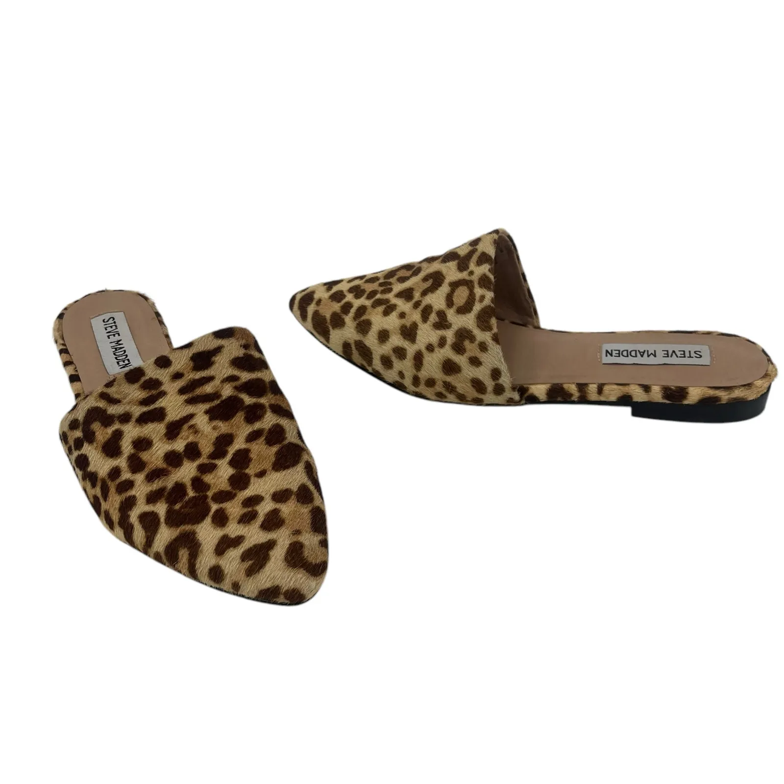 Steve Madden Trace Mule Womens Shoes Sz 6M Leopard Festival Indie Fur Safari - Image 2