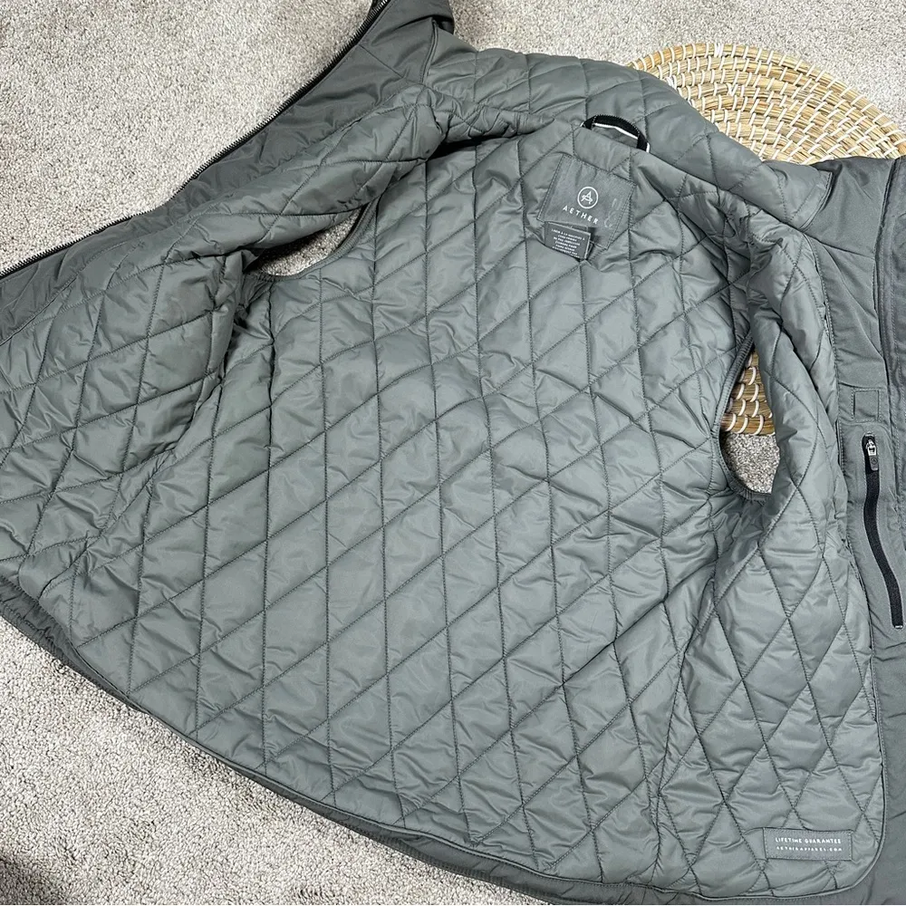 Aether Women’s Insulated Quilted Vega Vest Mock Collar Outdoor Gray Size 1/US XS - Image 10