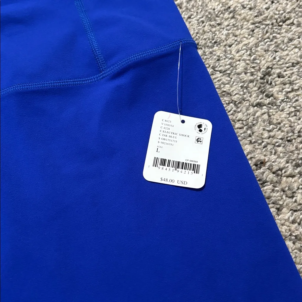 FP Movement Never Better Bike Shorts size large NWT Blue - Image 3