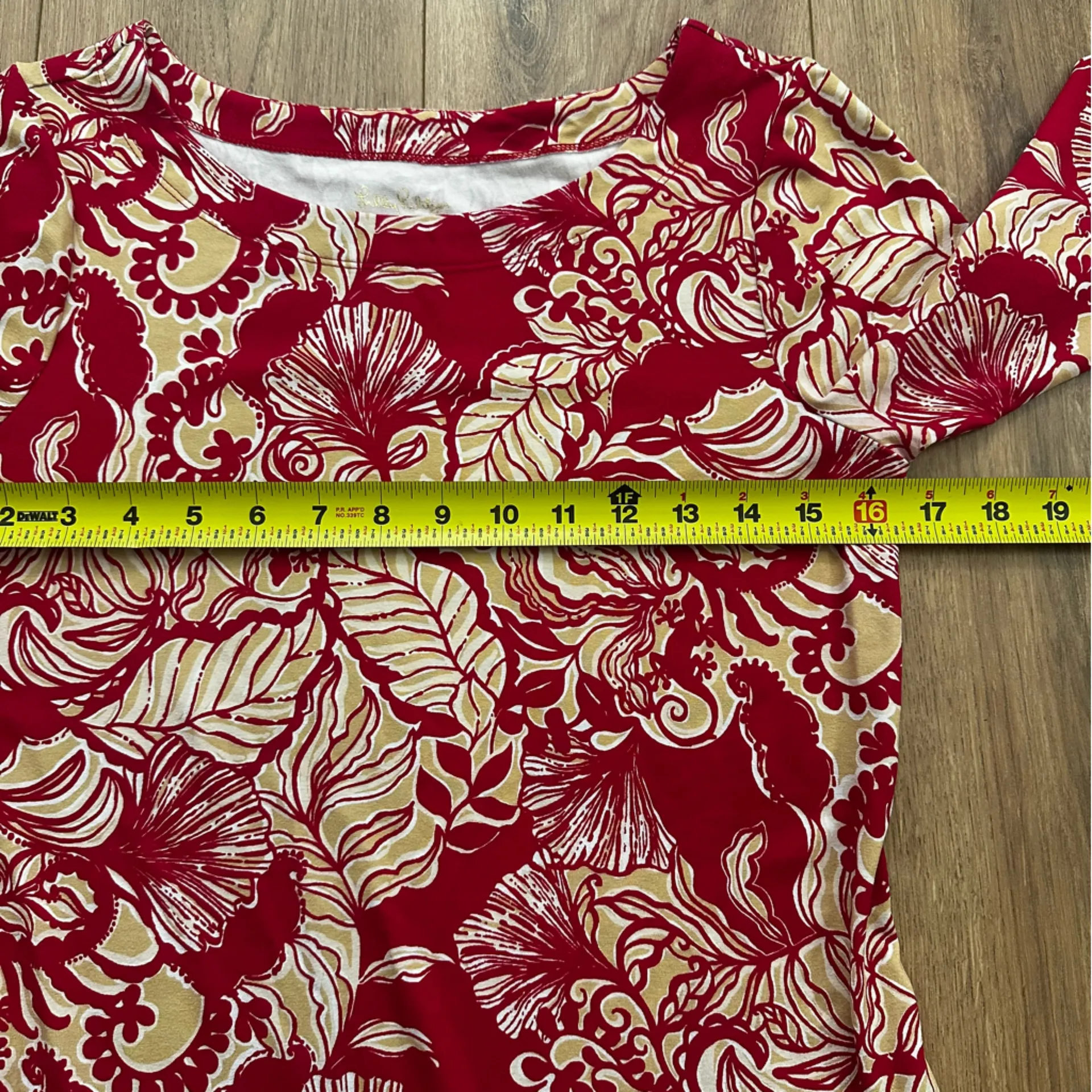 Lilly Pulitzer Maddox Straight Dress Women’s size Small Island Vibes Poinsettia - Image 14