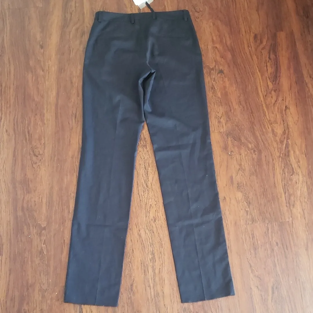 Moncler Womens Navy Blue Dress Pants Size 38 Chic Feminine Preppy Designer - Image 9