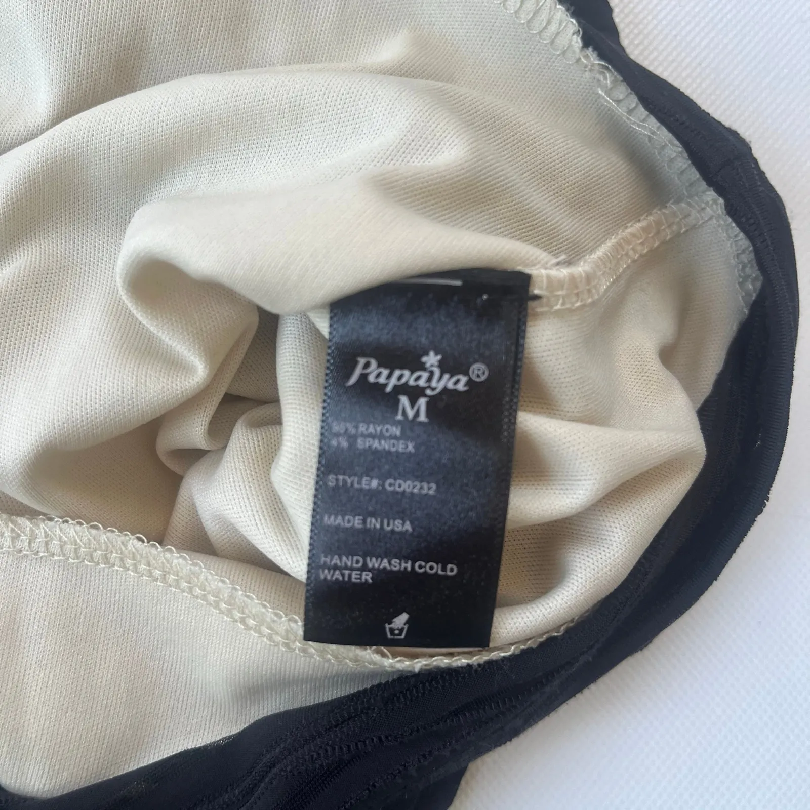 Papaya One Shoulder Bodycon Dress Sz M Y2k Sheer Burnout USA Club Sexy Coquette - Image 9