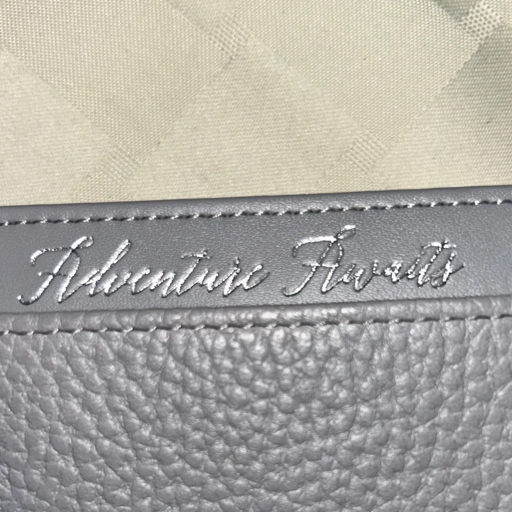 Ted Baker Gray Travel Wallet/ Karma Passport Holder - Image 7