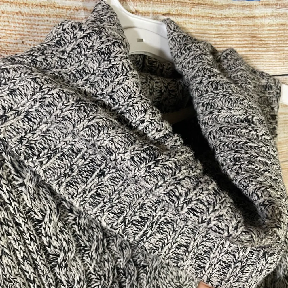 RDI knit cold shoulder turtleneck chunky sweater dress Size Large - Image 9