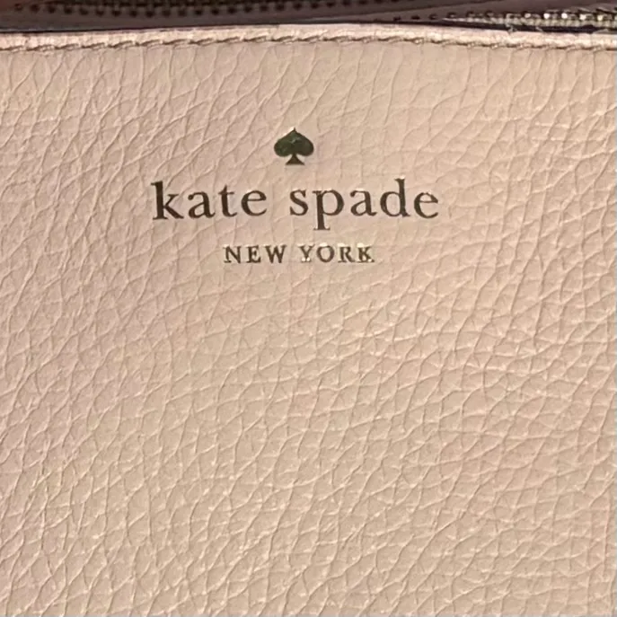 Kate Spade New York Mulberry Street Leighann Large Satchel Rose Smoke Crossbody - Image 3