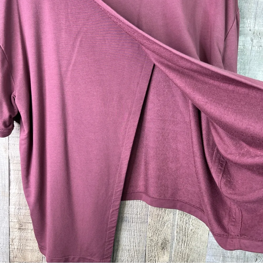 Buckle Black Size Large Criss Cross Open Back Short Sleeve Shirt Rose Co… - Image 3