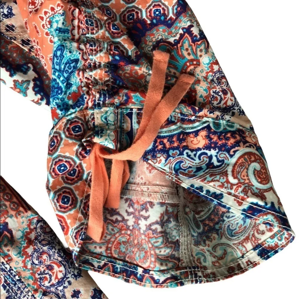 Chico's Collection Fun Artsy Cropped Patchwork Pedal Pusher~Capri Pants 0.5/S - Image 5