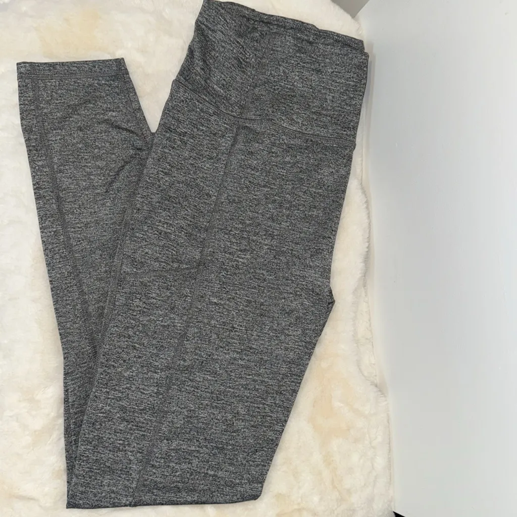 AVIA High Waist Leggings‎ w Side Pockets Heather Gray Women’s XL 16 - 18 - Image 5