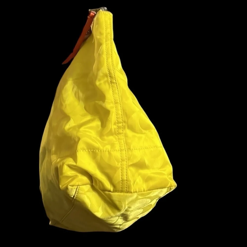 Coach Citrine Legacy Weekend Signature Nylon Tote - Image 7