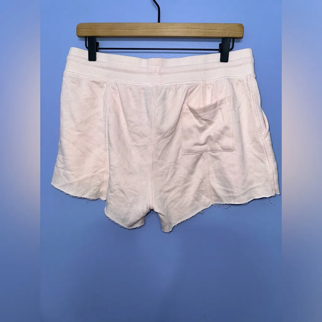 David Lerner REVOLVE Raw Hem Lounge Shorts Pink‎ NWT Size L - Image 6