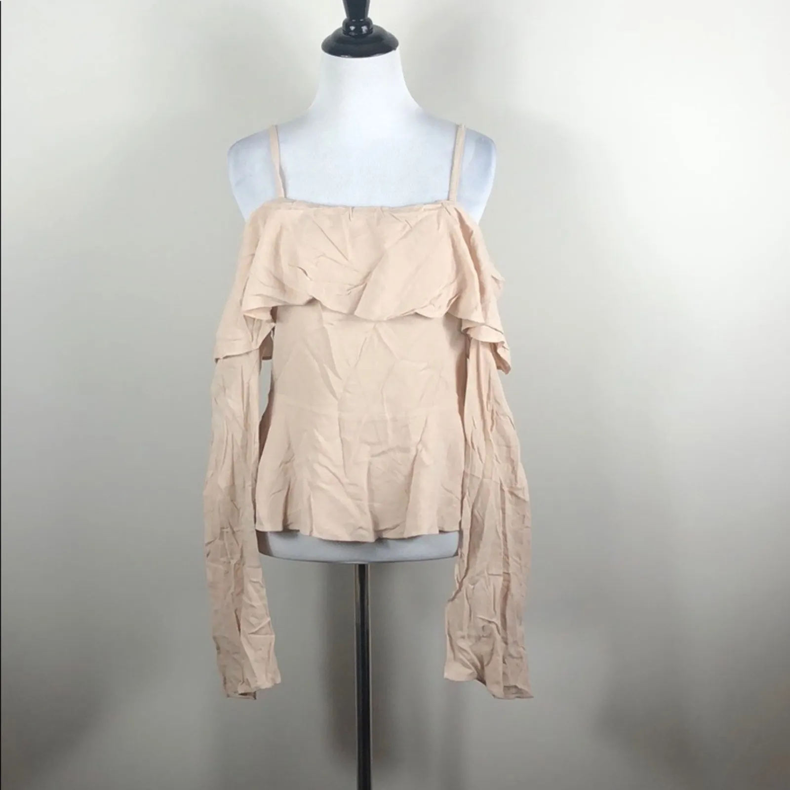 Endless Rose  Top Cold Shoulder Angel Sleeve Blouse - Image 4