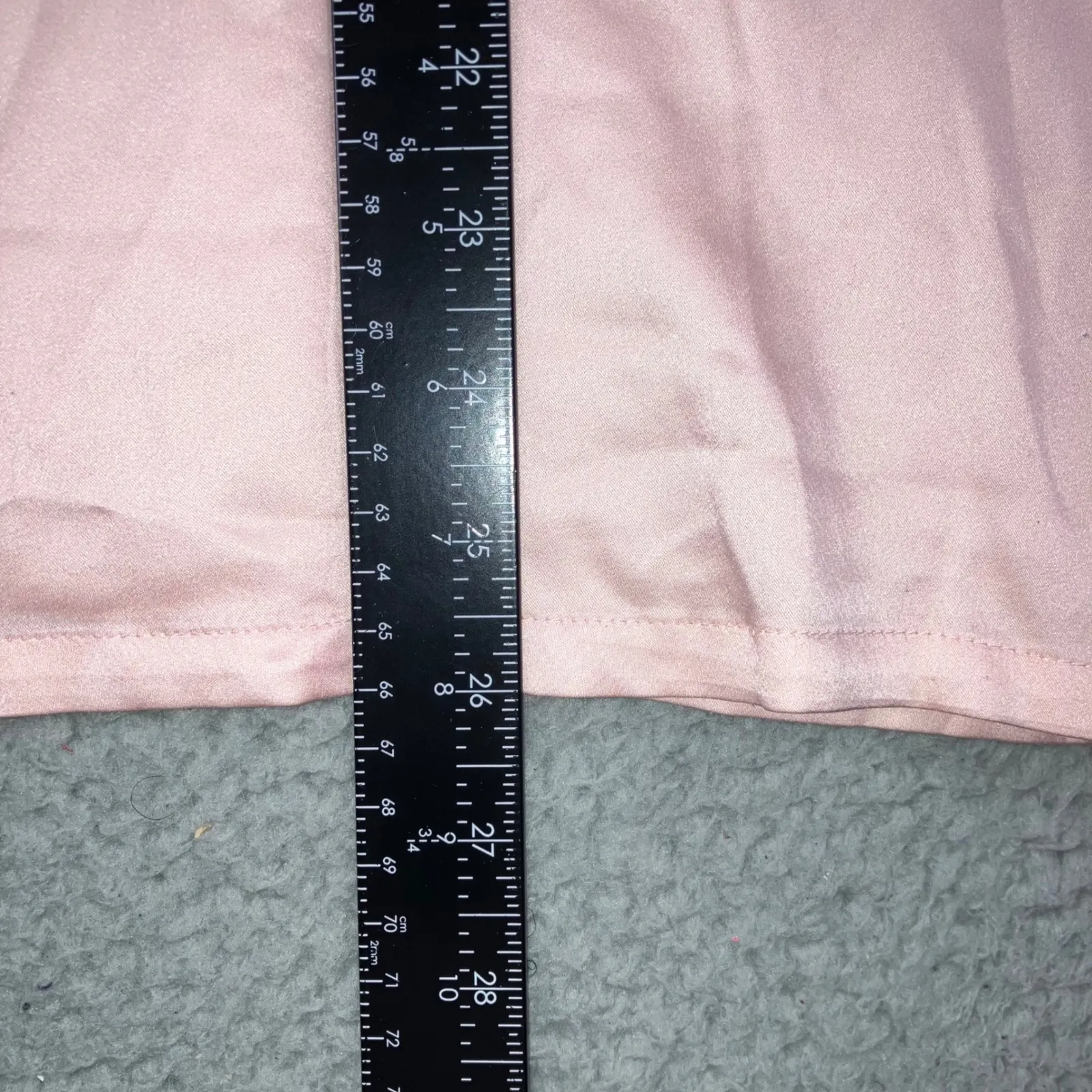 Victoria's Secret Pink Satin Heart Pajama Top Women XL Long Sleeve Button Up - Image 7