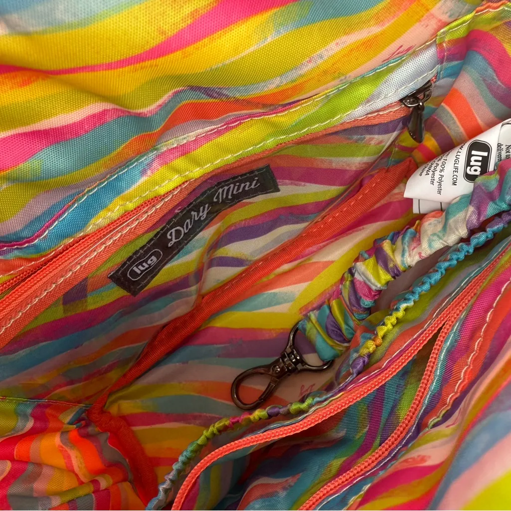 Lug Dory Mini Convertible Crossbody Bag NWOT ‘Fruit Punch’‎ Peach Color G Pink - Image 5