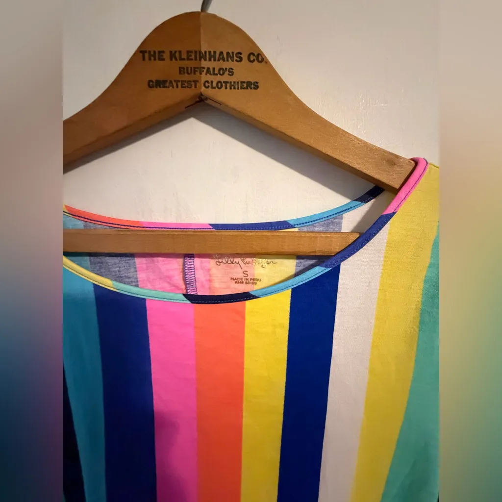 Lily Pulitzer size small crew neck stripy dress. 
Preowned excellent condition. - Image 3