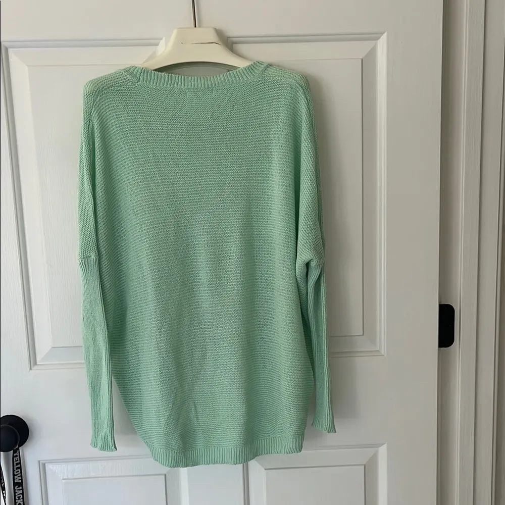 Miracle Mint Green Crew Neck Sweater Size undefined - Image 7